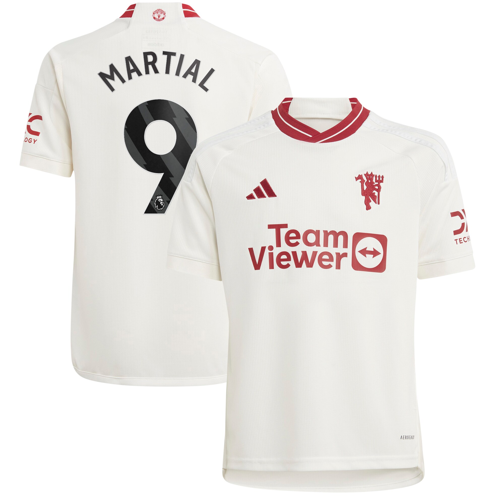 Anthony Martial Manchester United Youth 2023/24 Third Replica Player Jersey – White