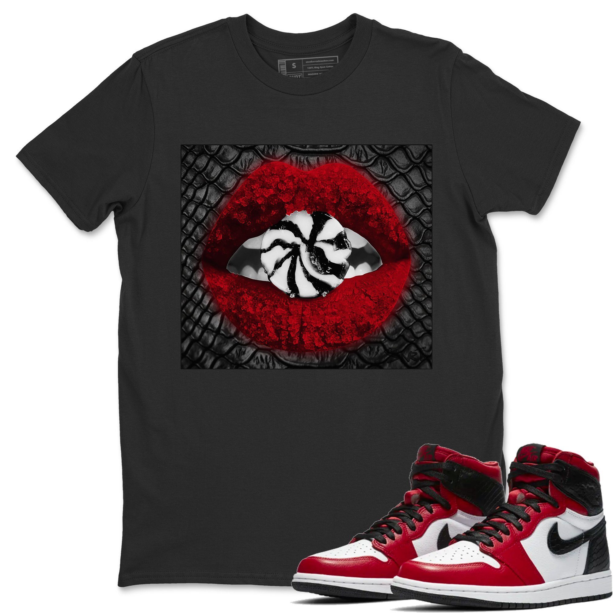 Lips Candy T-Shirt – Air Jordan 1 Satin Red