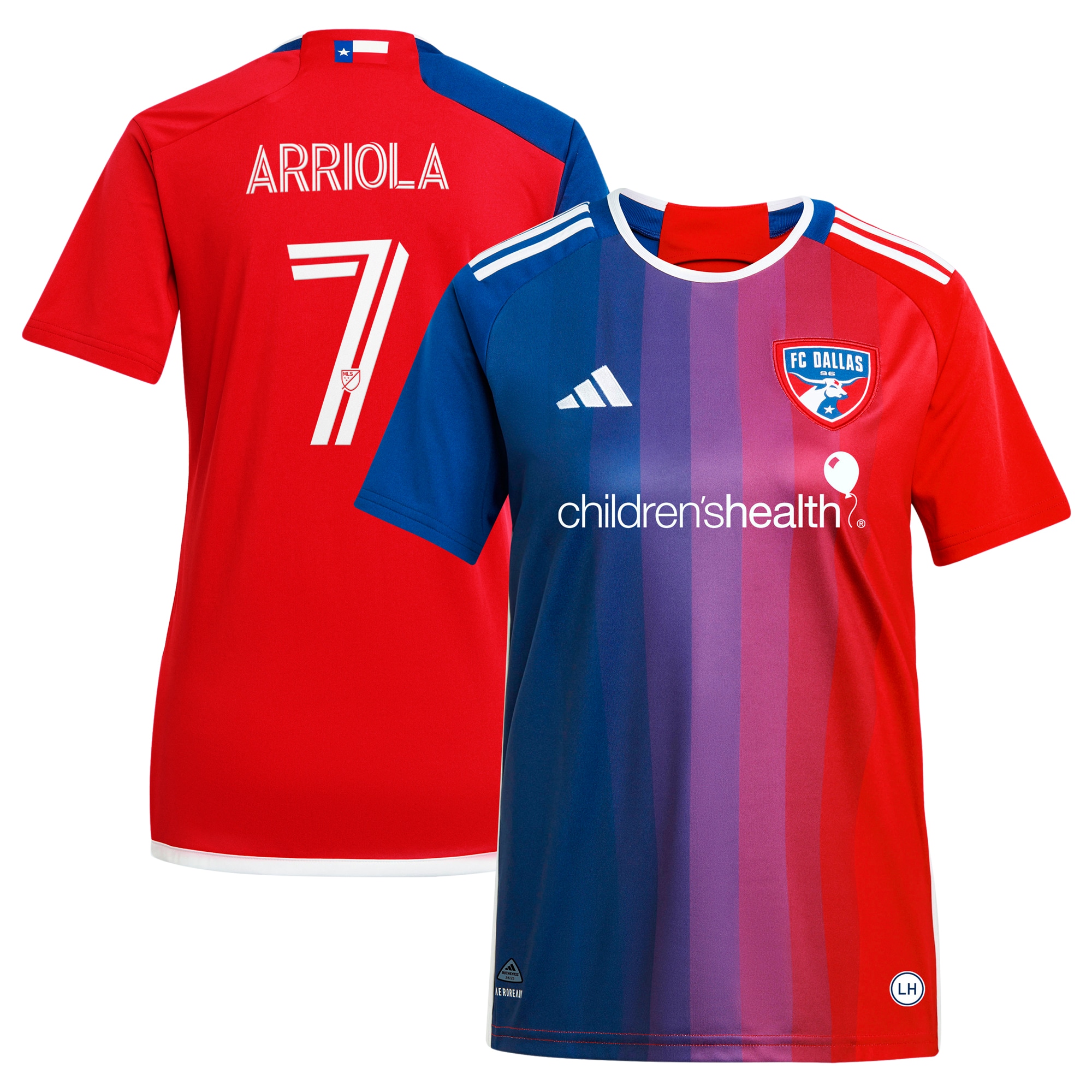 Paul Arriola FC Dallas Women's 2024 After Burner Replica Player Jersey  Navy