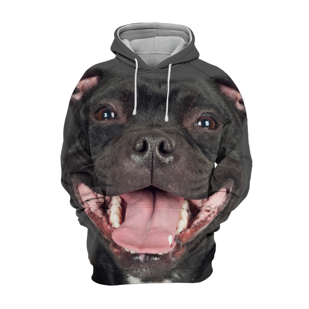 Unisex 3D Graphic Hoodies Animals Dogs Stanffordshire Bull Terrier