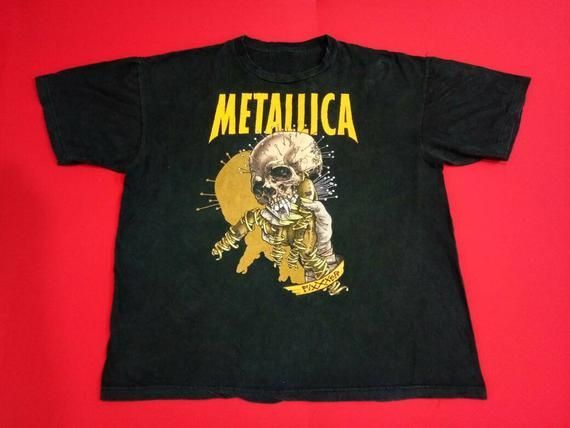 Vintage Metallica Band 90S Arge Mens Shirt