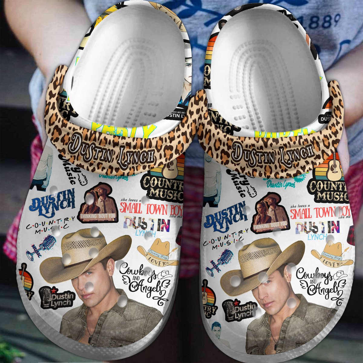 Dustin Lynch Music Crocs Crocband Clogs Shoes Comfortable For Men Women and Kids