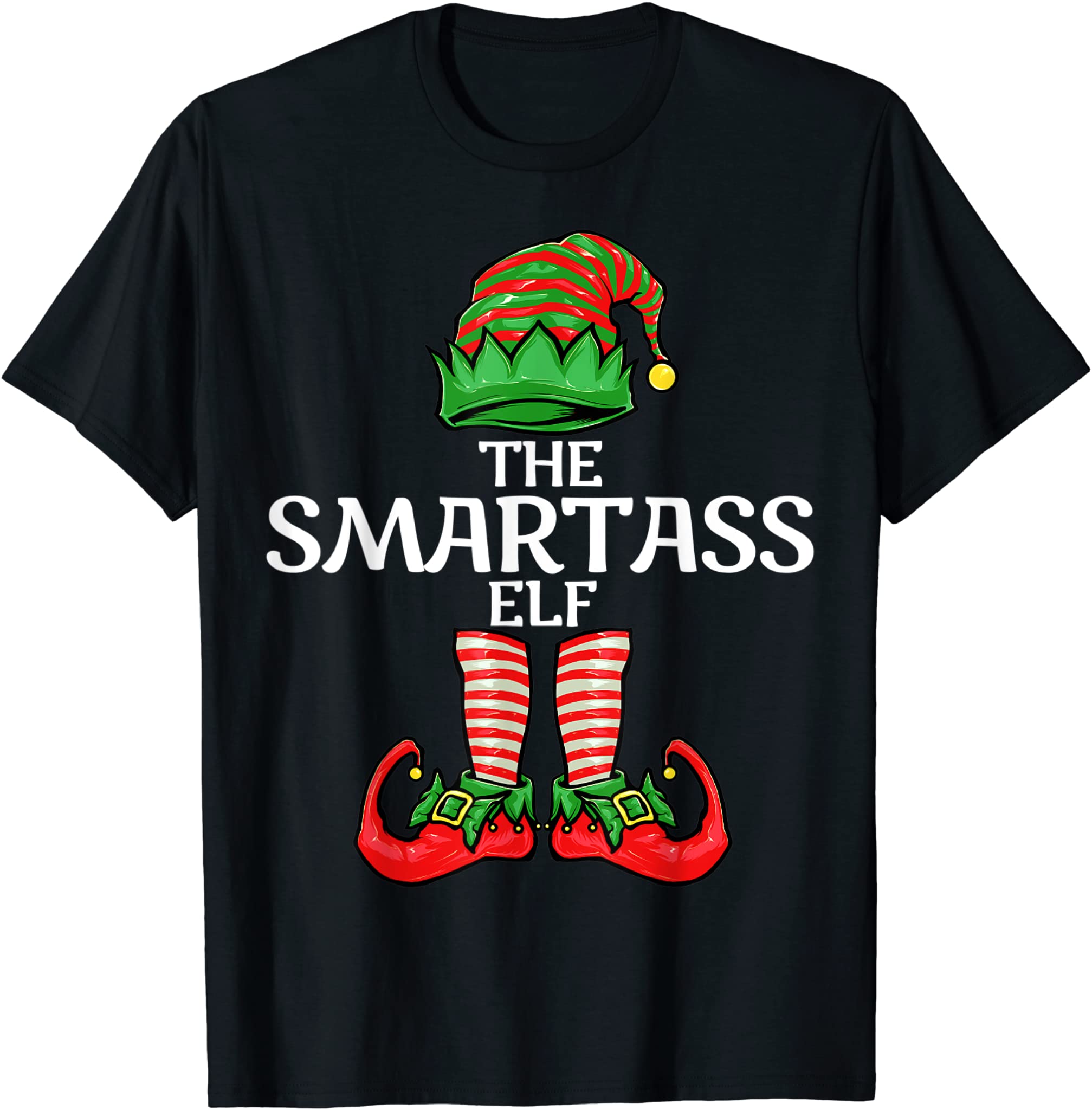 Smartass Elf Christmas Family Matching Group T-Shirt