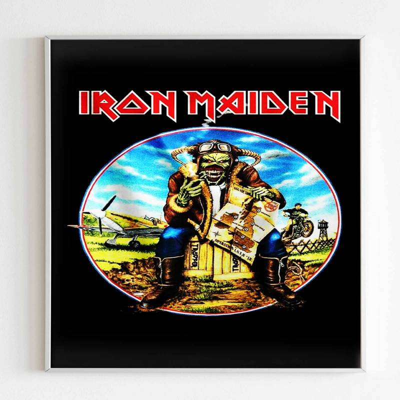 Iron Maiden Legacy Of The Beast Tour Logo Poster - Rockecho