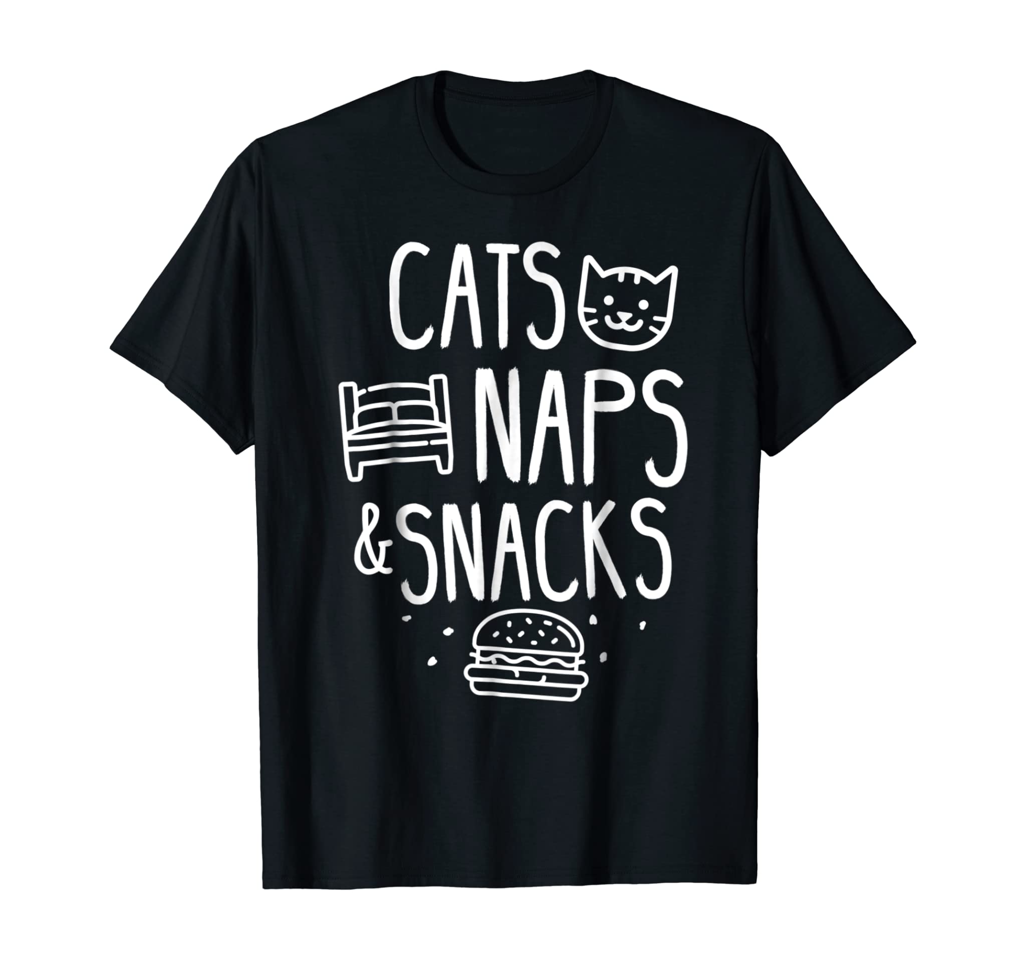 Cats Naps And Snacks Shirt Catgirl Cat Lover Cat Lady Gift