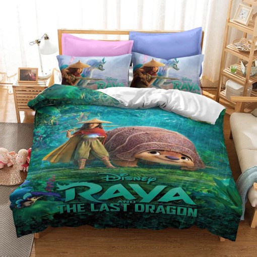 The Last Dragon Raya 6 Duvet Cover Pillowcase Home Decor 3D Bedding Set 8326