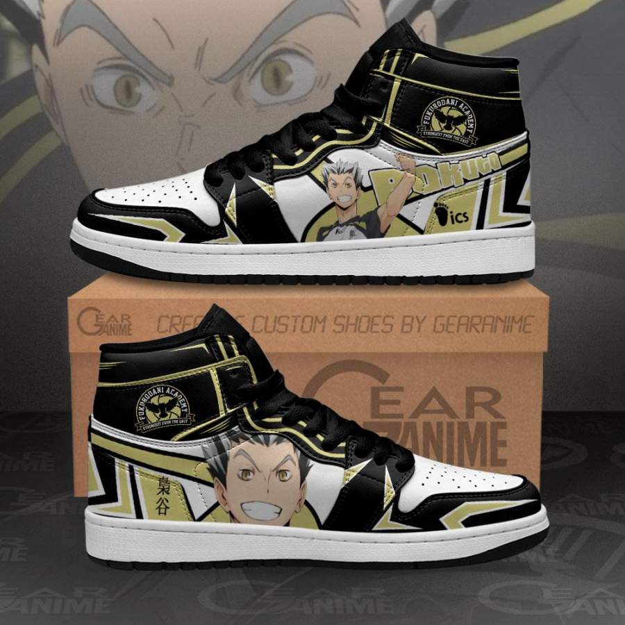 Fukurodani Bokuto Koutaro Jordan Sneakers Haikyuu Anime Shoes MN10