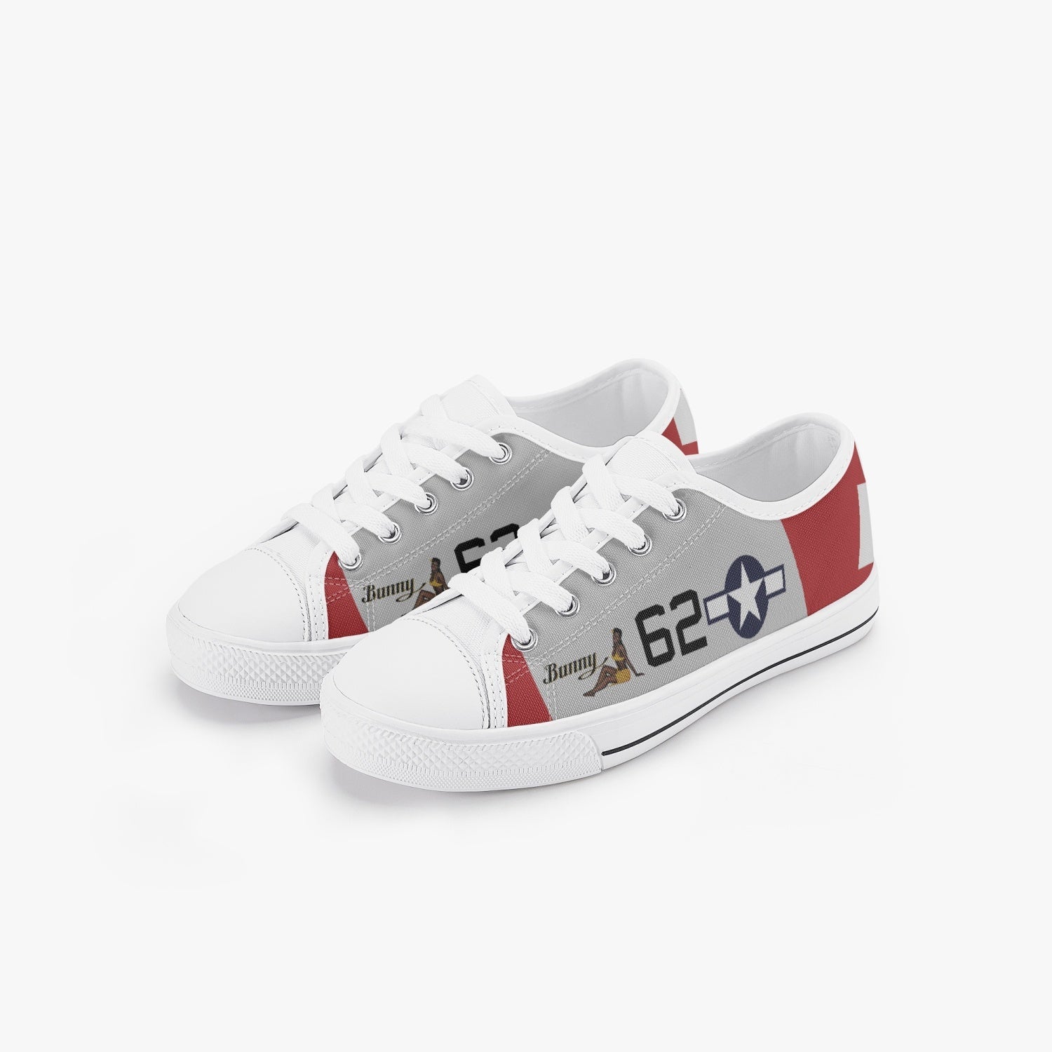 P-51 “Bunny” Kid’S Low Top Canvas Shoes