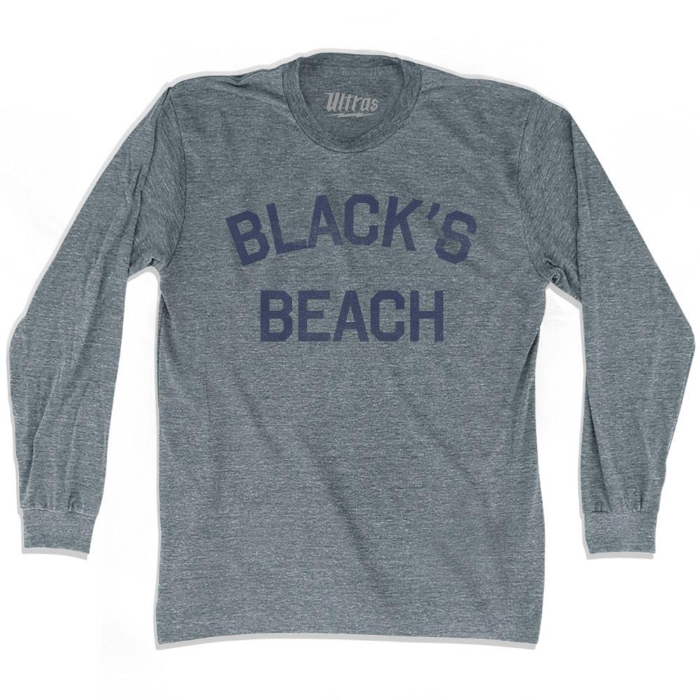 California Black’s Beach Adult Tri-Blend Long Sleeve Vintage T-shirt