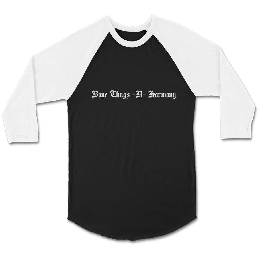 Bone Thugs N Harmony Logo Classic Hip Hop Eazy Rap Vintage Style Rappers CPY Unisex 3/4 Sleeve Baseball Tee T-Shirt