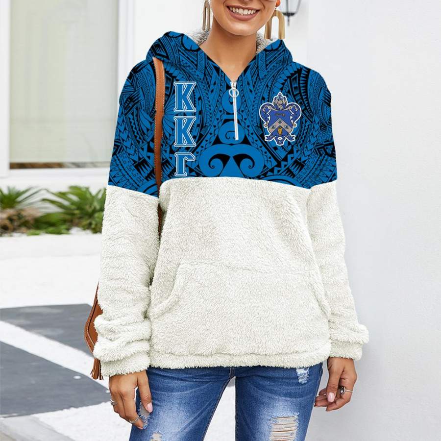 Kappa Kappa Gamma Fleece Half Zipper Hoodie 3