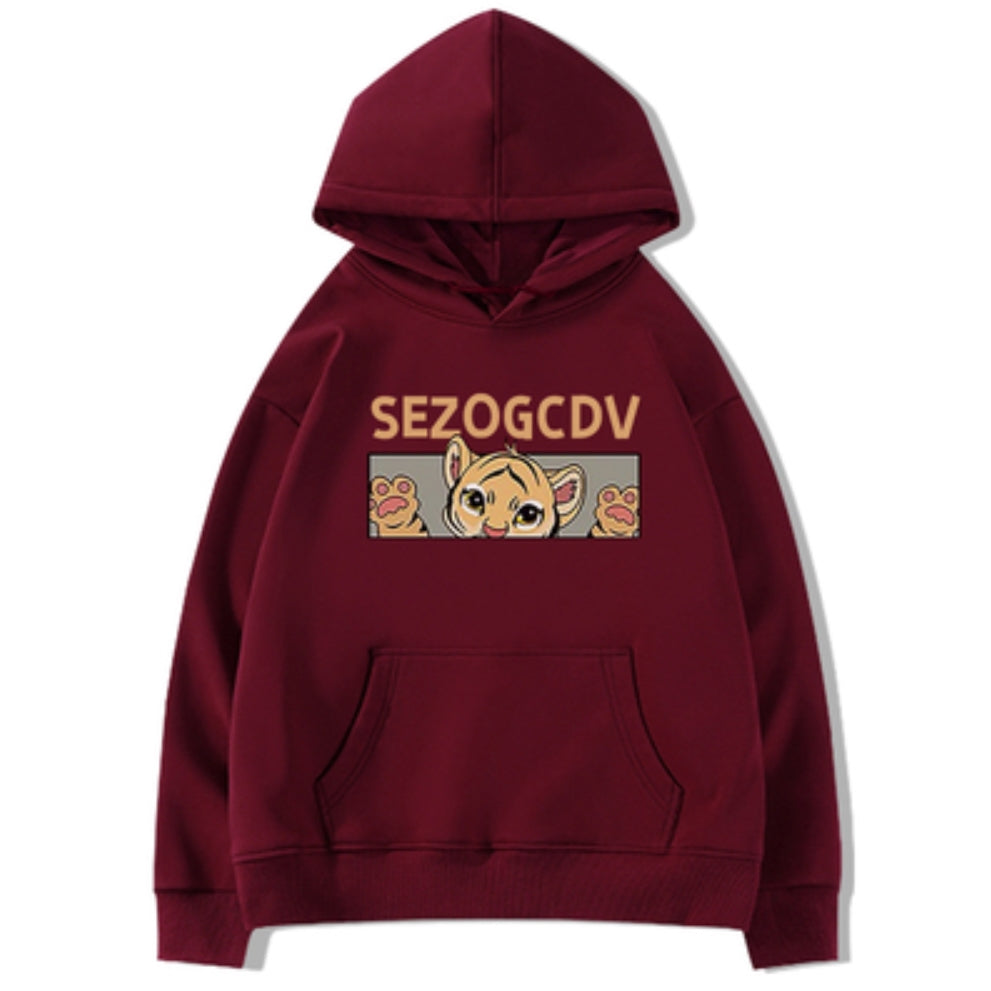 Hoodie Print Tiger