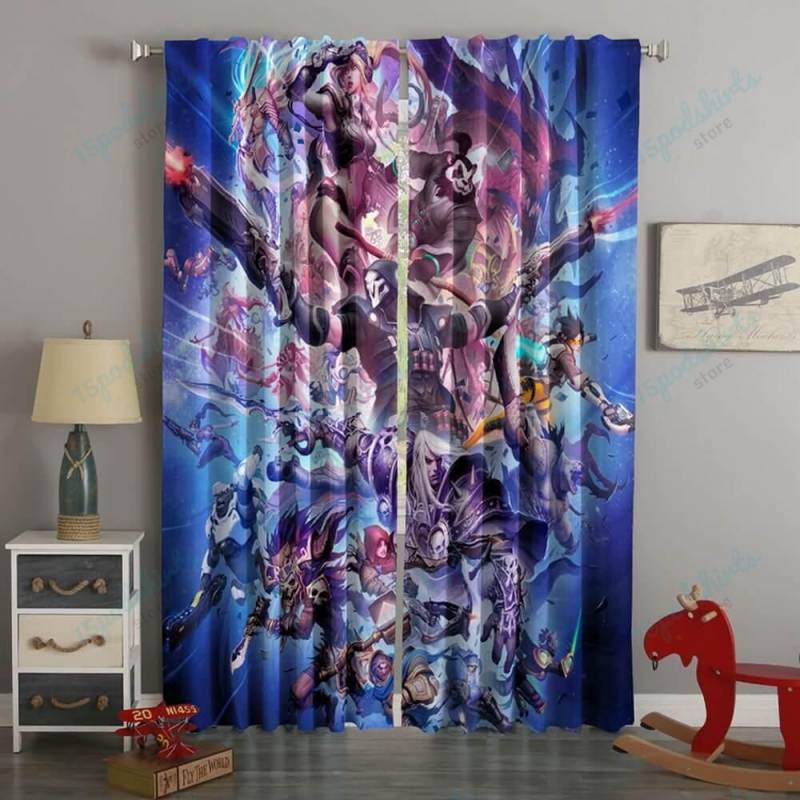 3D Printed Blizzcon Style Custom Living Room Curtains