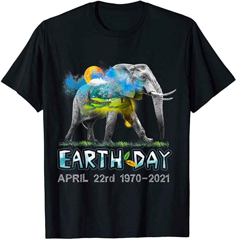 51th Anniversary Elephant Silhouette T-Shirt T-Shirt