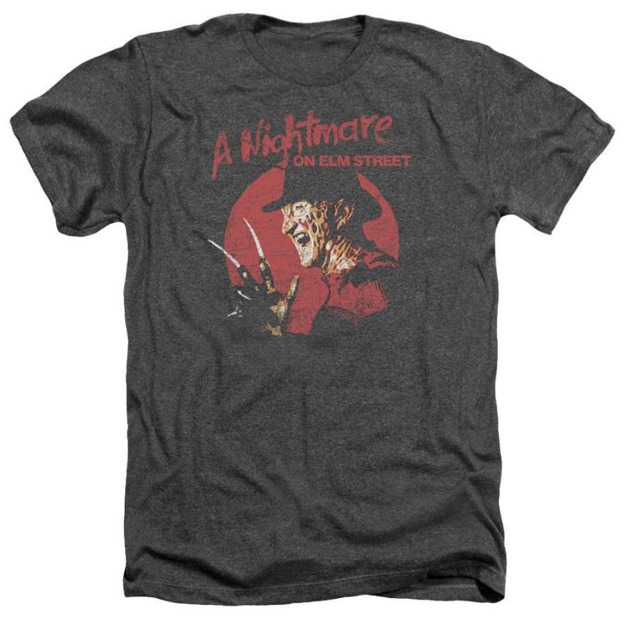 A Nightmare on Elm Street Freddy Circle Heather T-shirt