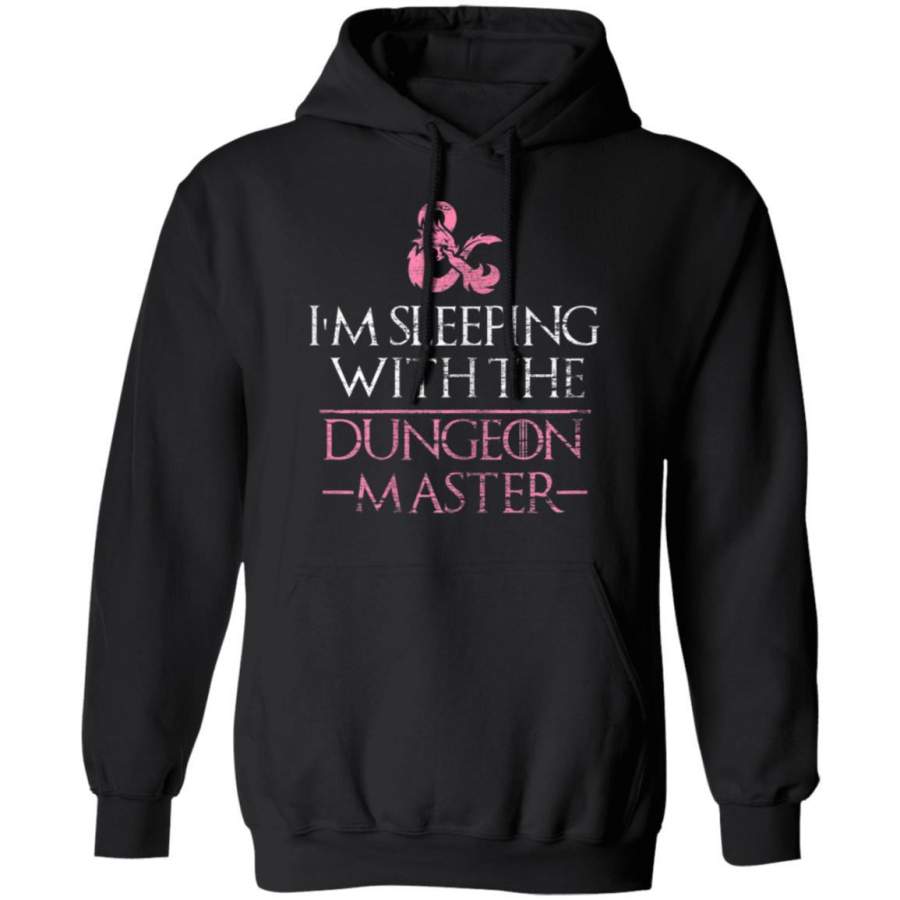 Womens Sleeping With Dungeon Crawler Playing Master DM DND RPG Gift Hoodie