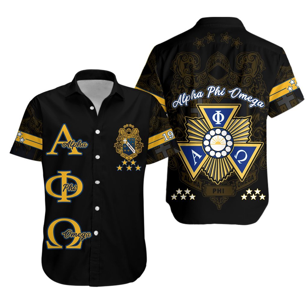 Alpha Phi Omega Hawaiian Shirt Lt13