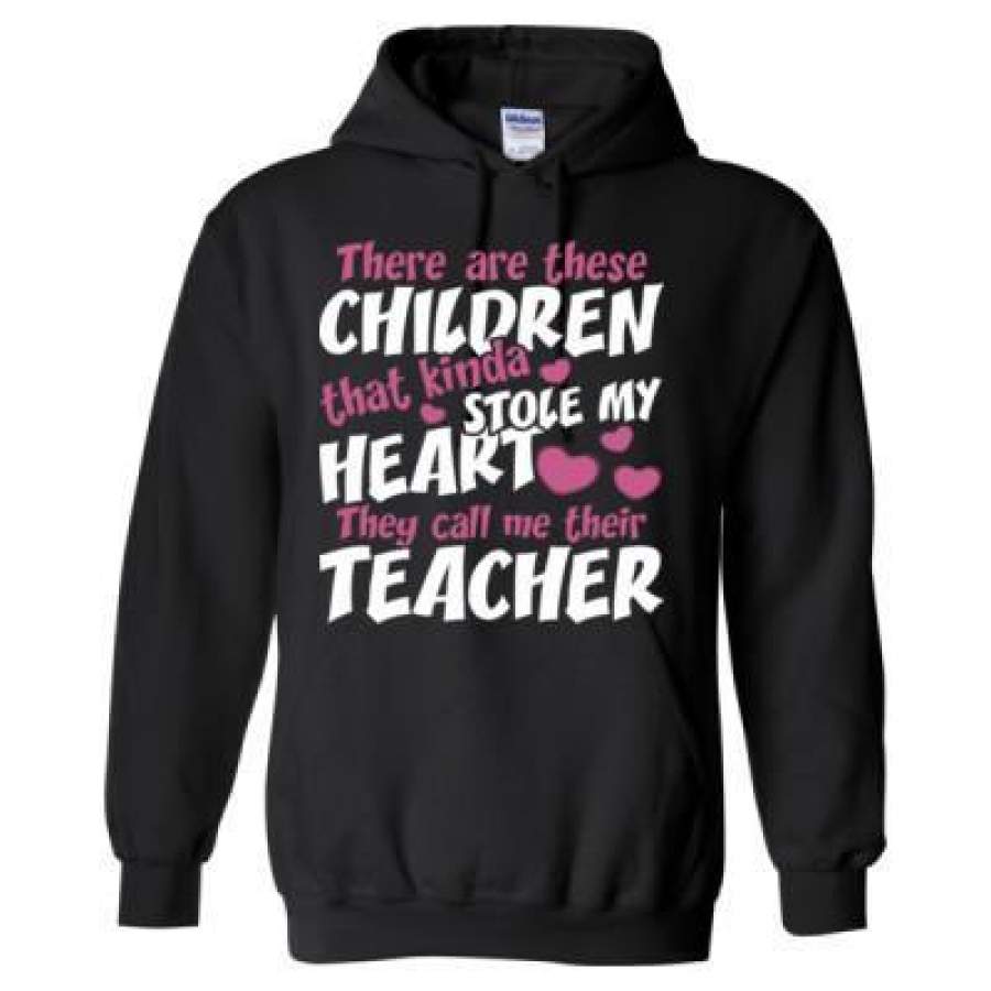 AGR There Are These Children That Kinda Stole My Heart Thay Call Me Their Teacher – Heavy Blend™ Hooded Sweatshirt