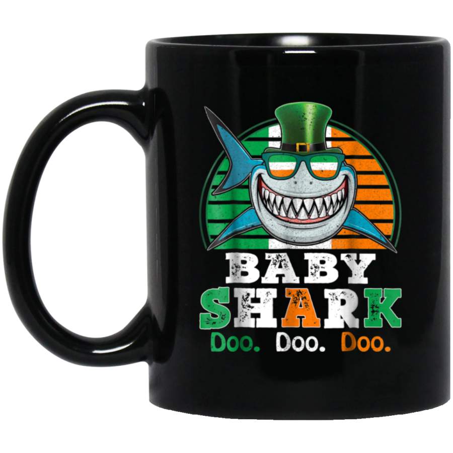 Baby Shark Mug Funny St Patricks Day Gifts For Family