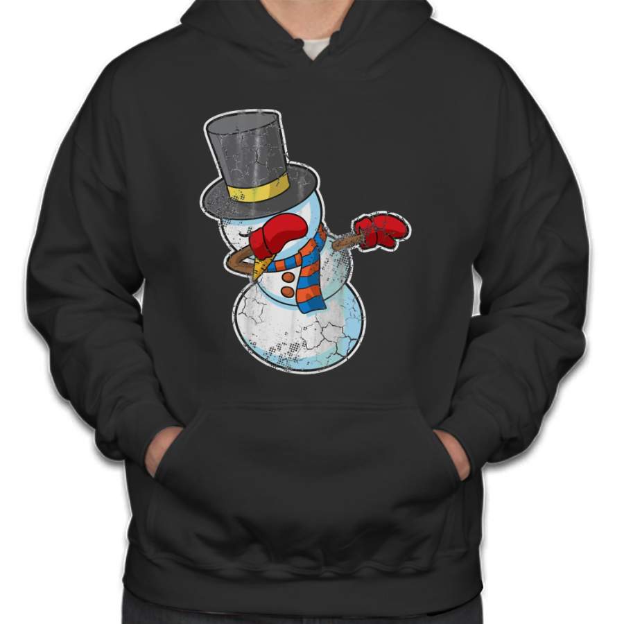 Christmas Dabbing Snowman Hoodie