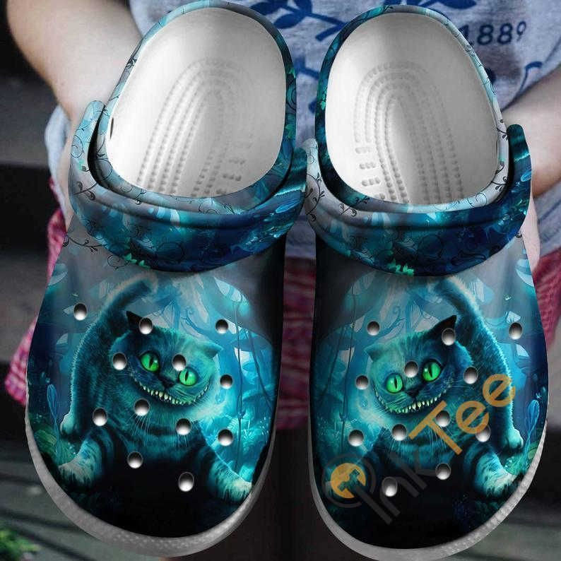 Cheshire Cat Alice In Wonderland Cartoon Movie Clog Shoes