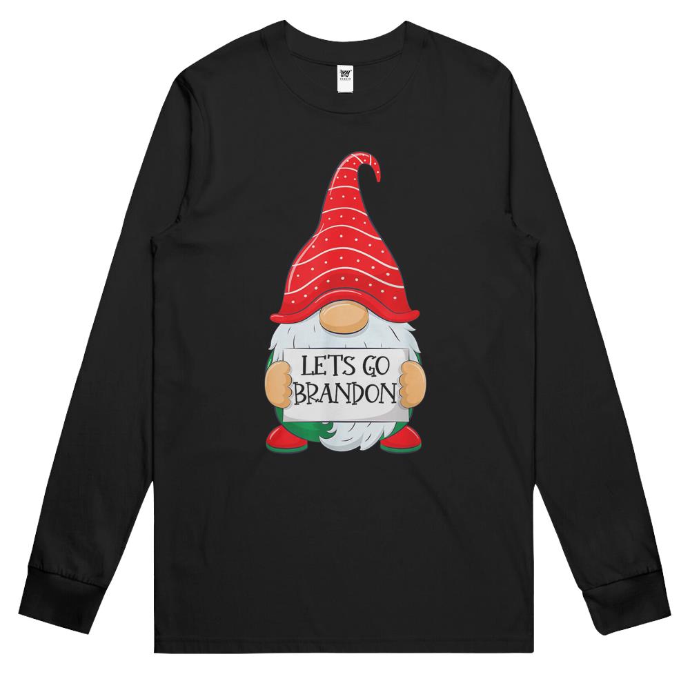 Lets Go Brandon Tee Funny Christmas Gnome Let’S Go Brandon Long Sleeve T Shirts