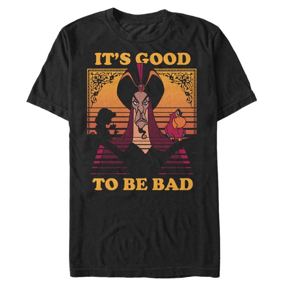 Aladdin Men’s Jafar Good to Be Bad  T Shirt