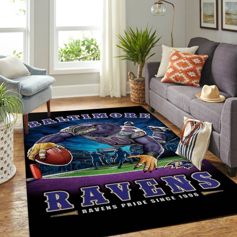 Baltimore Ravens Area Rug v1