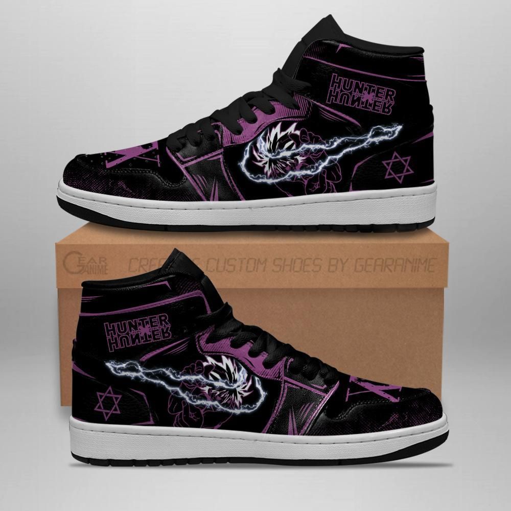 Killua Zoldyck Hunter X Hunter Power Hxh Anime Air Jordan Shoes Sport Sneakers