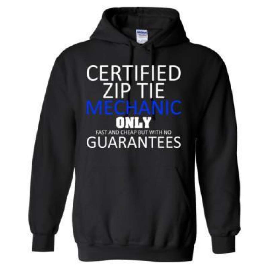 AGR Certified Zip The Mechanic Only Fast And Cheat But With No Guarantees – Heavy Blend™ Hooded Sweatshirt