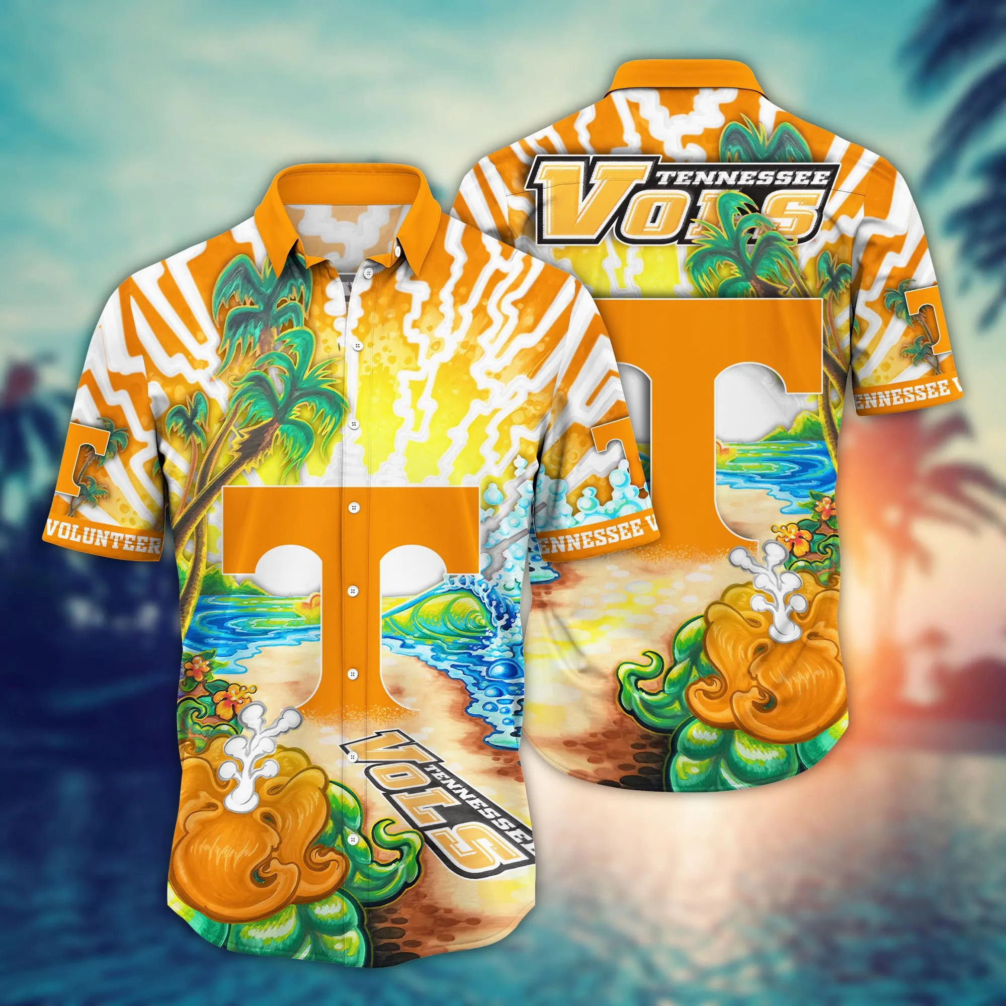 Tennessee Volunteers NCCA Hawaiian Shirt Vacationtime Aloha Shirt