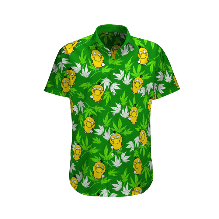 Pokemon Blue Hawaiian Shirt, Koduck Pokemon Hawaiian Shirt, Anime Summer Hawaiian Shirt Animood Collections