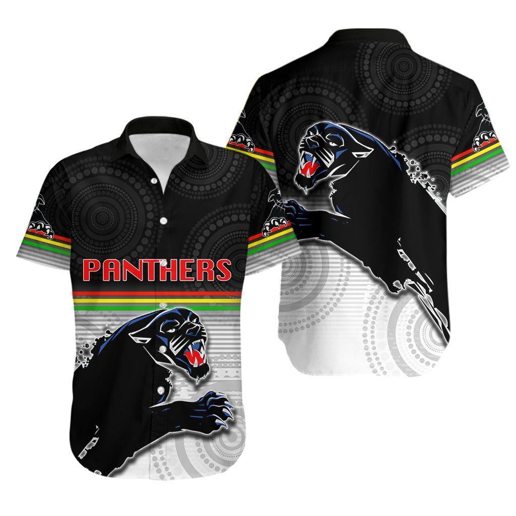 Panthers Aboriginal Hawaiian Shirt Simple Style Th4