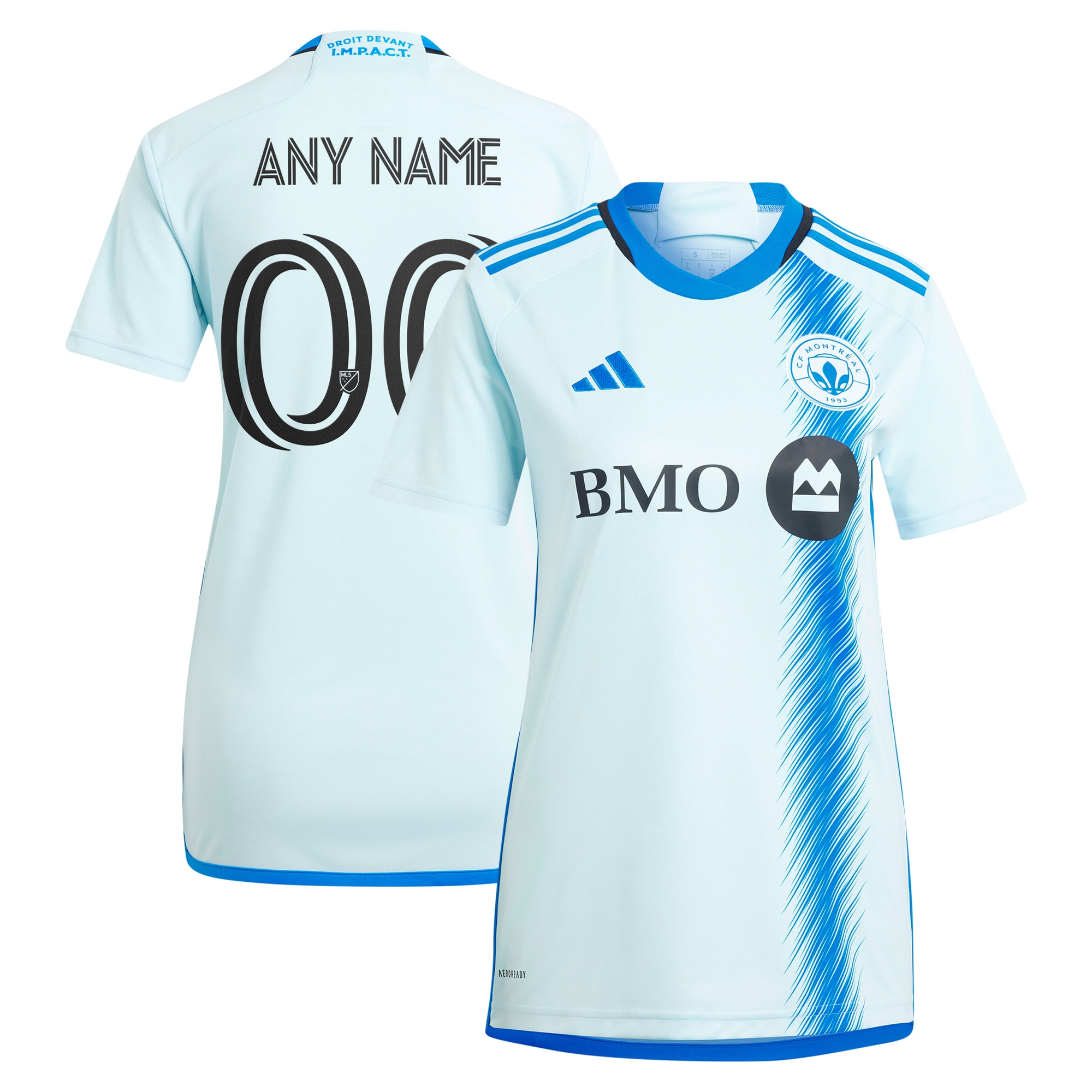 CF Montreal Women's 2024 La Main Replica Custom Jersey  Light Blue