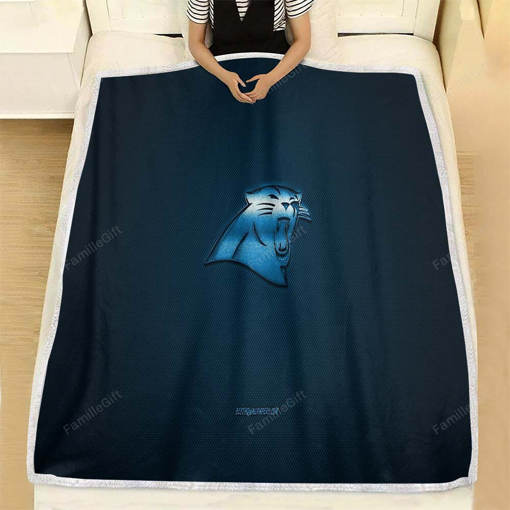 Carolina Panthers 8 Fleece Blanket – Soft Blanket, Warm Blanket