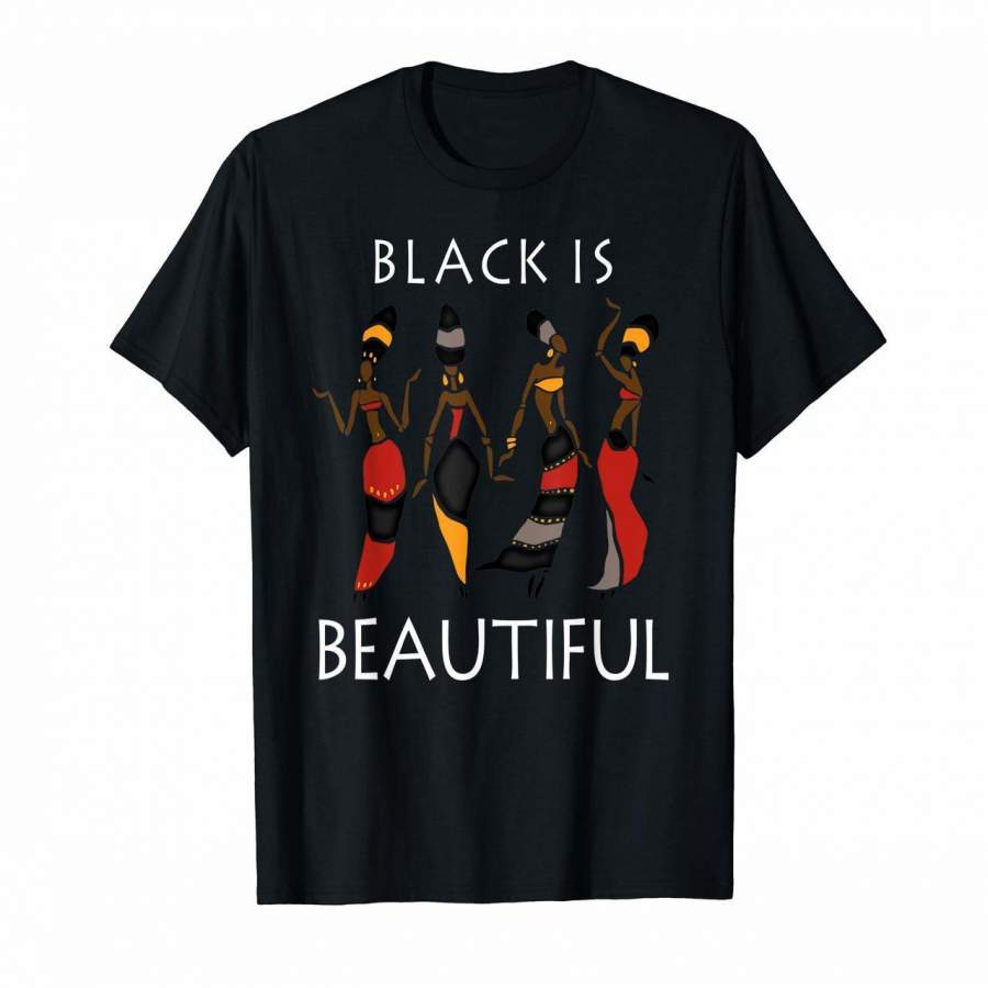 Queens Melanin African American Black Beautiful Women Shirt