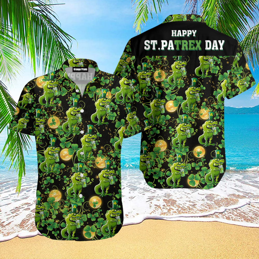 Irish St Day Funny Patrex Hawaii Shirt For Men Women Adult Ha61836