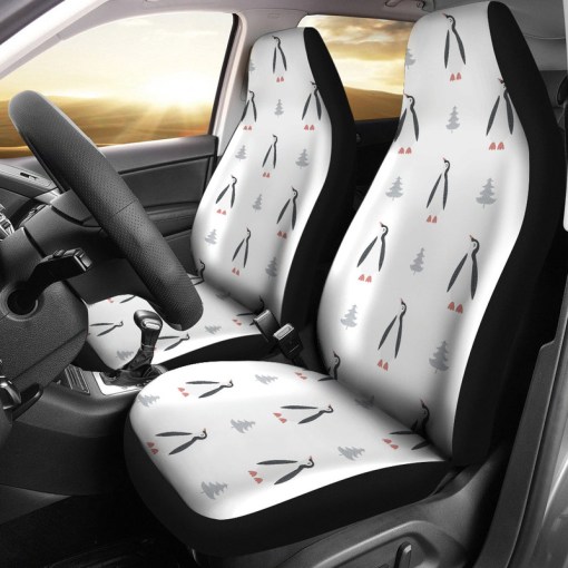 Penguin Pattern Universal Fit Car Seat Covers 2678