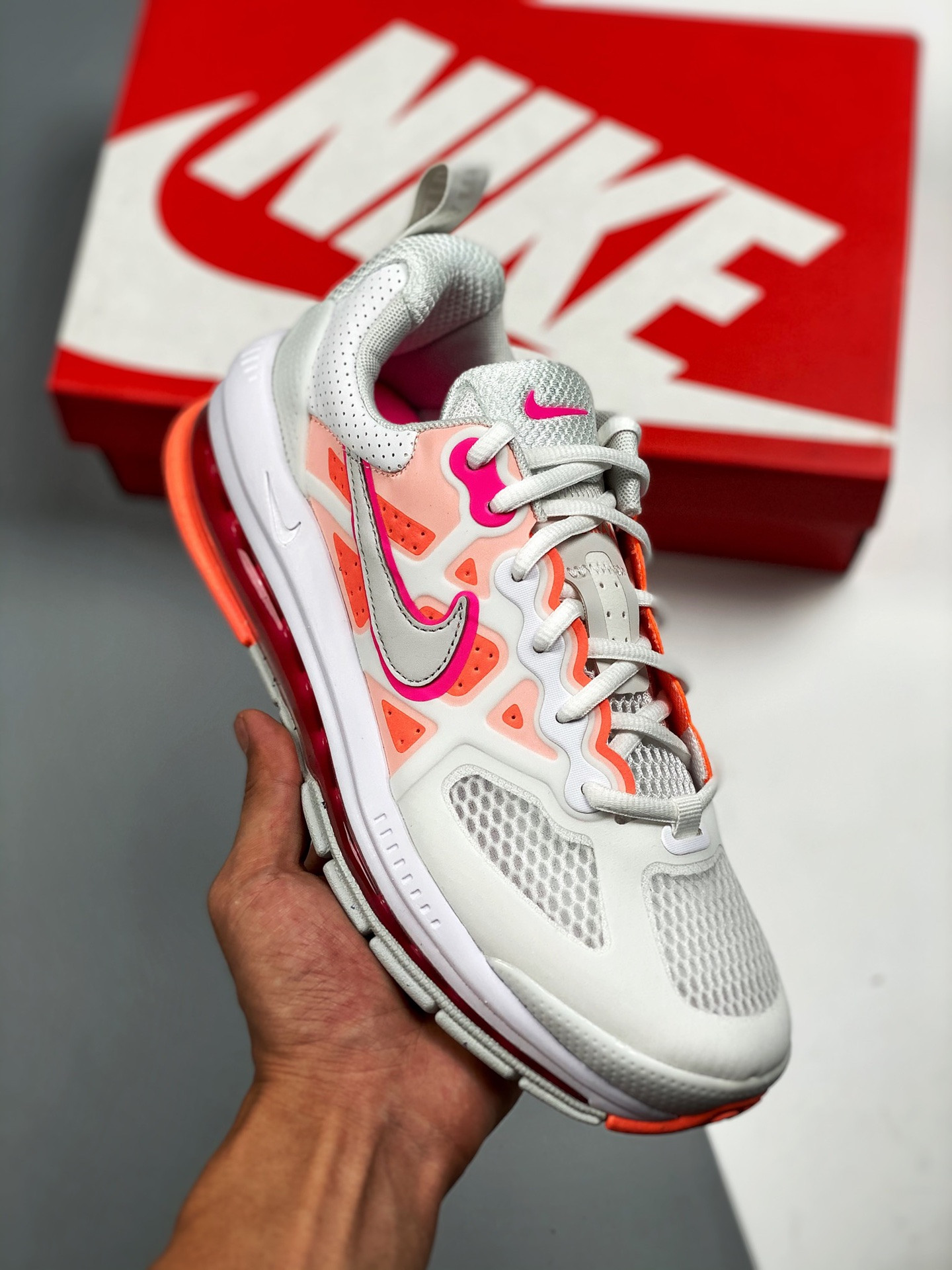 Nike Air Max Genome WhiteBright Mango-Hyper Pink 5339539