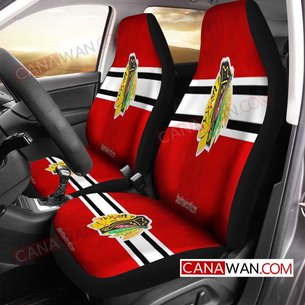 Chicago Blackhawks Style023 3D Customized Personalized Car Seat Cover