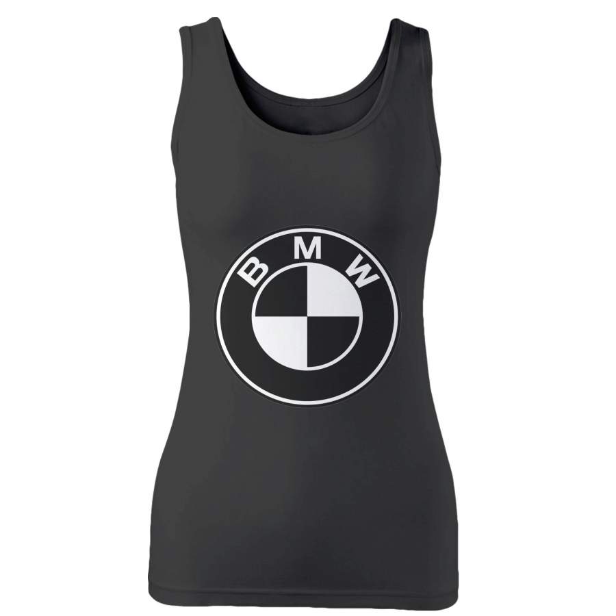 Bmw Black White Emblem Logo Woman’s Tank Top