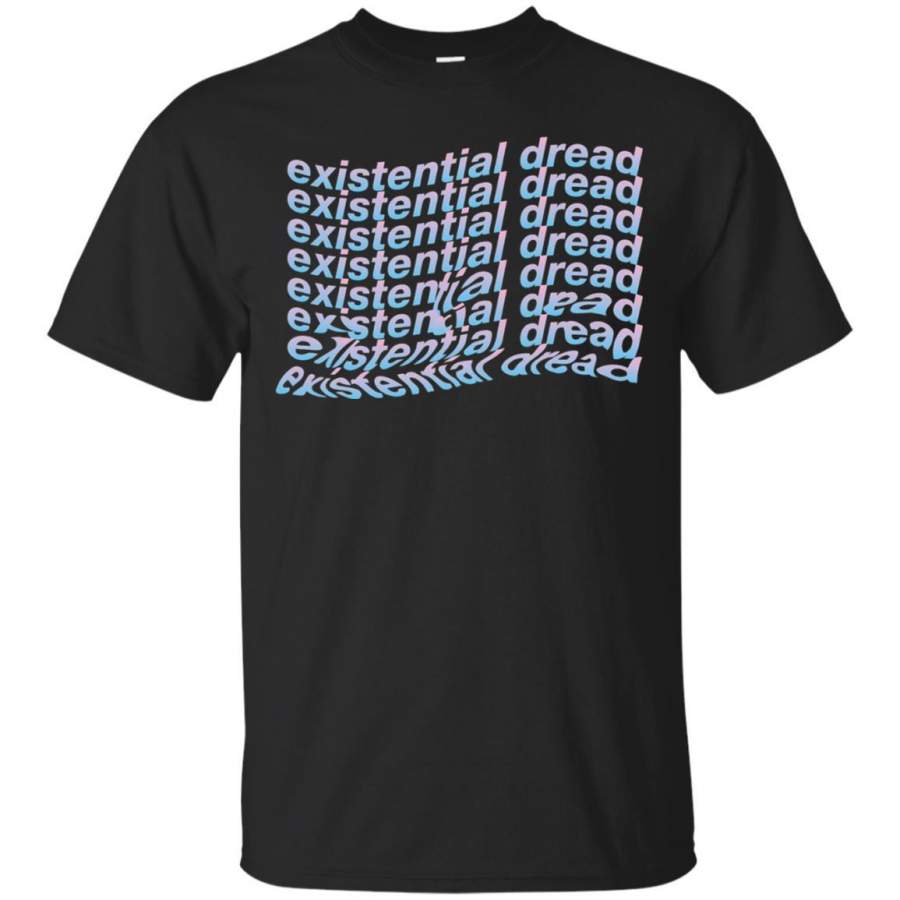 Existential Dread Waves Melting Distortion Aesthetic T-shirt