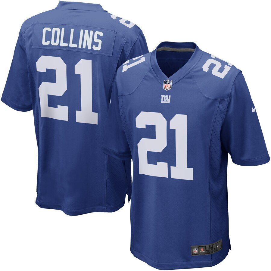 Landon Collins New York Giants Game Jersey Blue 2019