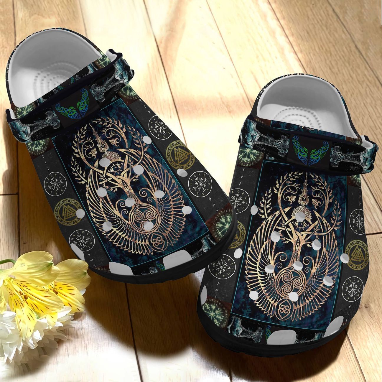 Viking Personalized Clog, Custom Name, Text, Color, Number Fashion Style For Women, Men, Kid, Print 3D Viking