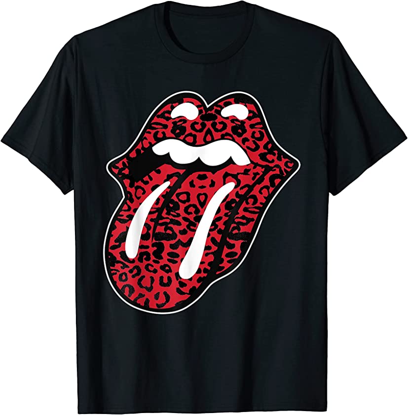 Official Rolling Stones Leopard Tongue T-Shirt