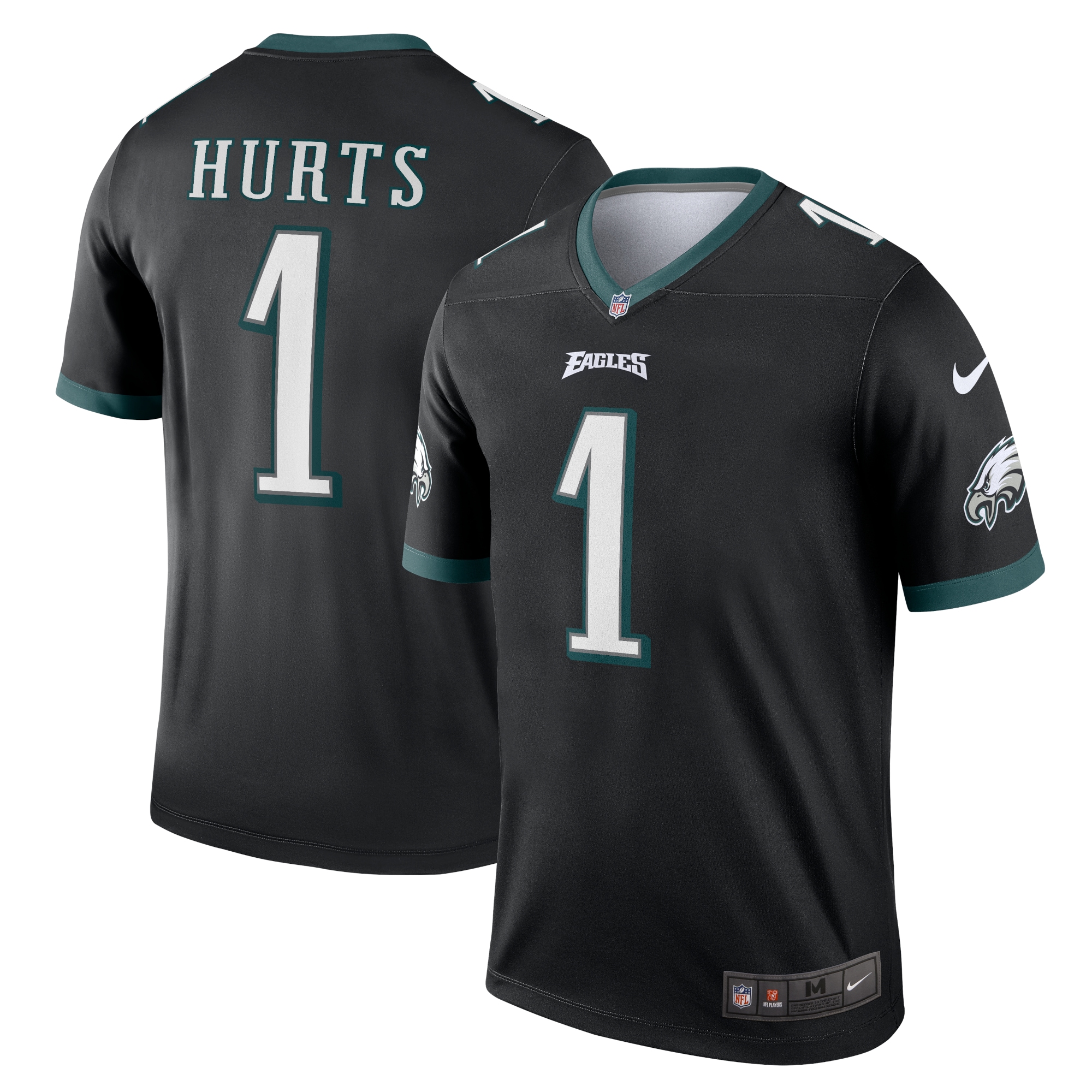 Jalen Hurts Philadelphia Eagles Legend Jersey – Black