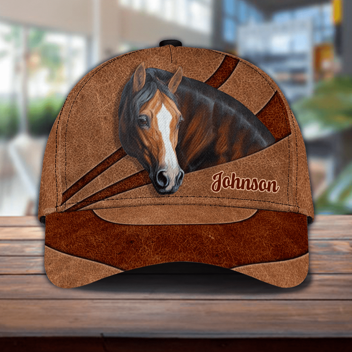 Gift For Father, Personalized Horse Classic Cap, 3D Baseball Cap For Dad, Horse Cap For Girl And Boy