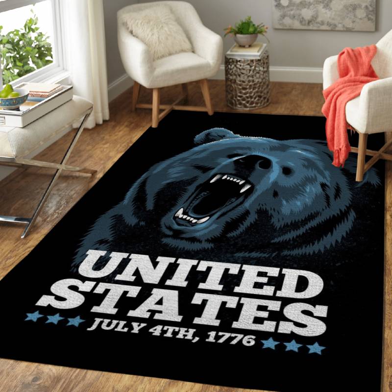 Grizzly united states 4 july – Animals Area Rug Carpet