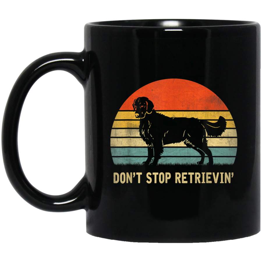 Vintage Dont Stop Retrieving Golden Retriever Mug