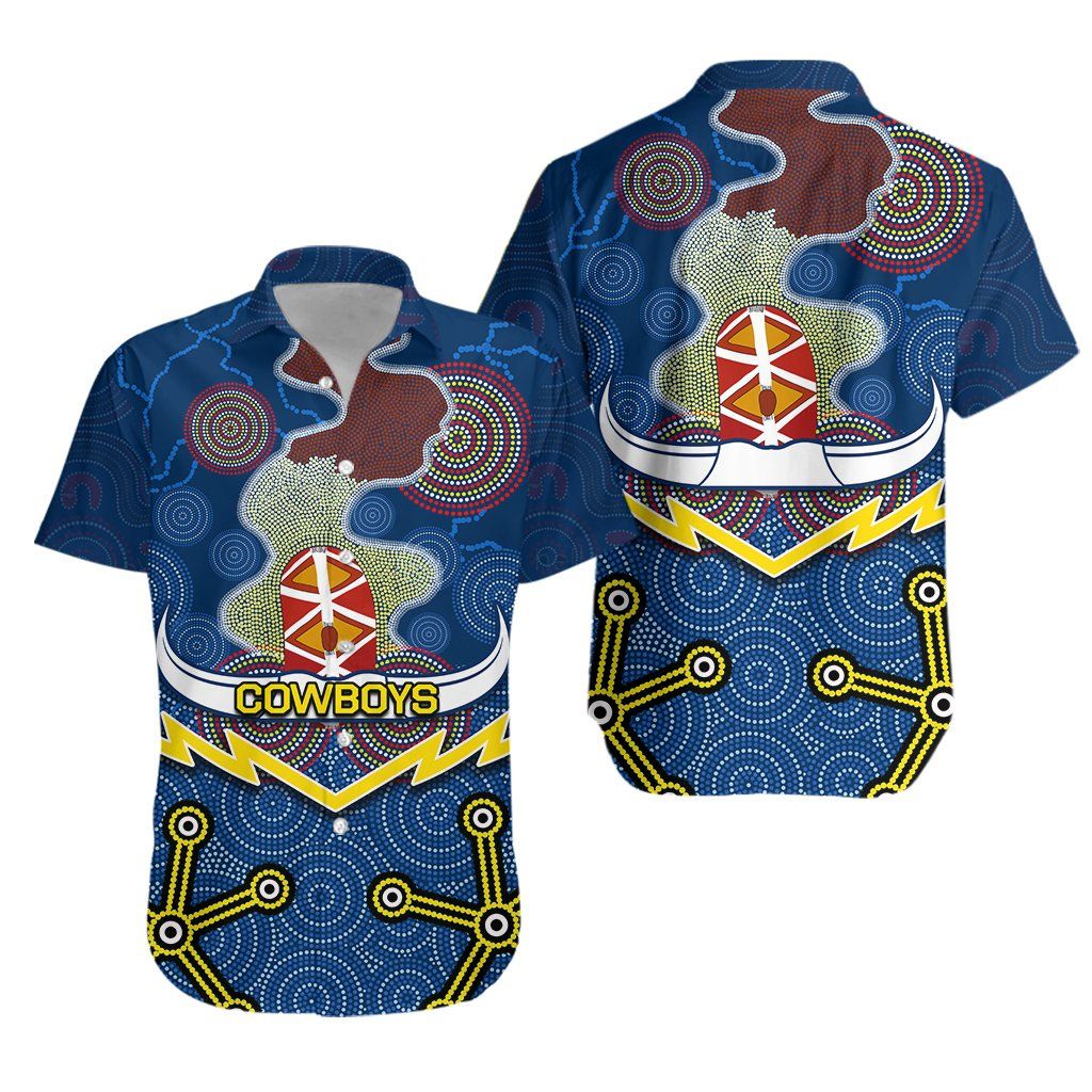 Cowboys Hawaiian Shirt Aboriginal TH4
